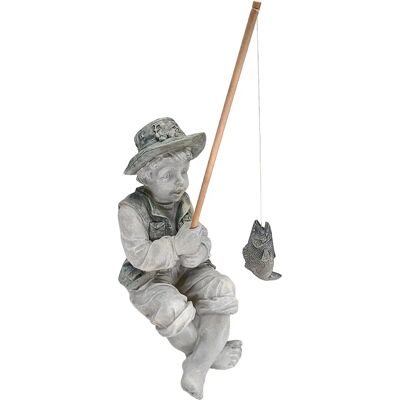 Design Toscano Frederic kleine visser Avignon Tuinstatue - Tuinstatue Design Toscano Frederic kleine visser Avignon Tuinstatue - Tuinstatue