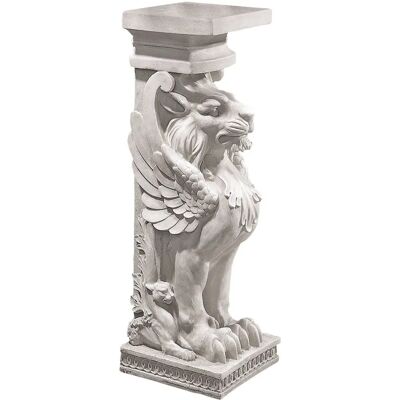 Design Toscano JE122391 Scultura di Leone Alato Trapezoforo - Piedistallo Design Toscano JE122391 Scultura di Leone Alato Trapezoforo - Piedistallo