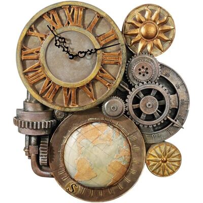 Design Toscano Gears of Time - Steampunk Wandklok Decoratieve Sculptuur Design Toscano Gears of Time - Steampunk Wandklok Decoratieve Sculptuur