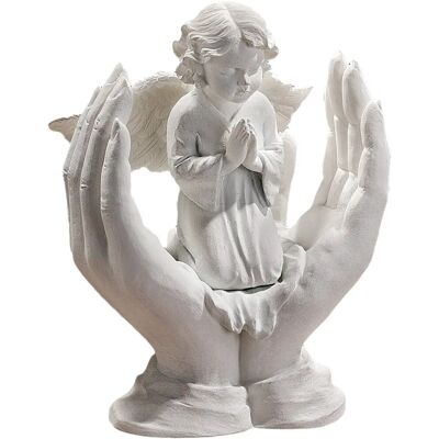 Design Toscano - Statue d'ange priant en marbre synthétique - Statua in Marmo Sintetico Preghiere di Un Angelo - Publicité Design Toscano - Statue d'ange priant en marbre synthétique - Statua in Marmo Sintetico Preghiere di Un Angelo - Publicité