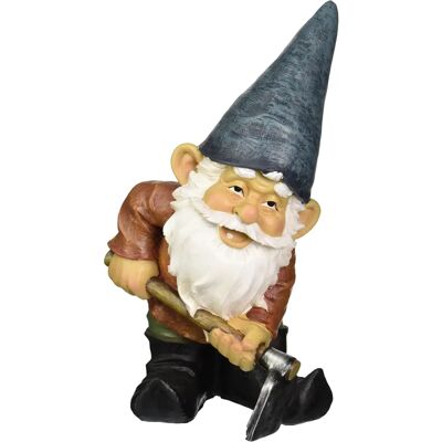 Statue de gnome de jardin Toscano - Bulldoze Dirty Hoe - Gnomes de jardin extérieurs - Statue Divertente Prato gnome - Publicité Statue de gnome de jardin Toscano - Bulldoze Dirty Hoe - Gnomes de jardin extérieurs - Statue Divertente Prato gnome - Publicité