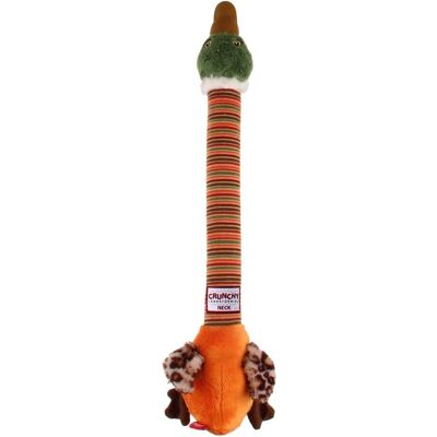 GiGwi Crunchy Neck Plush Friendz Canard - S avec Os et Sifflet GiGwi Crunchy Neck Plush Friendz Canard - S avec Os et Sifflet