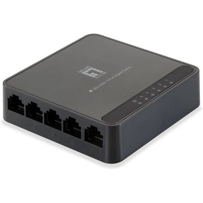 LevelOne GEU-0522 Interruptor de Ethernet Gigabit de 5 Puertos LevelOne GEU-0522 Interruptor de Ethernet Gigabit de 5 Puertos
