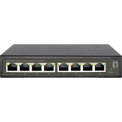 LevelOne GES-2108P Hallittu L2 Gigabit Ethernet -kytkin - 8 Porttia PoE LevelOne GES-2108P Hallittu L2 Gigabit Ethernet -kytkin - 8 Porttia PoE