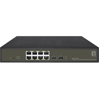 LevelOne GES-2110P Managed Layer 2 Gigabit Ethernet Switch - PoE Schwarz LevelOne GES-2110P Managed Layer 2 Gigabit Ethernet Switch - PoE Schwarz