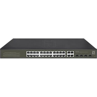 Switch Ethernet Gigabit Layer 2 Géré LevelOne GES-2128P - 24 Ports - PoE Switch Ethernet Gigabit Layer 2 Géré LevelOne GES-2128P - 24 Ports - PoE