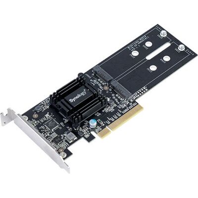 Synology M2D18 2x M.2 SSD Adapter - Gränssnittskort Synology M2D18 2x M.2 SSD Adapter - Gränssnittskort