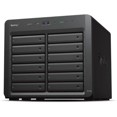 Synology - DX1222 - 12 paikat - kiintolevytön - Tallennuksen laajennus Synology - DX1222 - 12 paikat - kiintolevytön - Tallennuksen laajennus