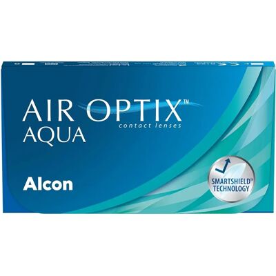 Lenti a contatto mensili Air Optix Aqua - Hydrogel di silicone Lenti a contatto mensili Air Optix Aqua - Hydrogel di silicone