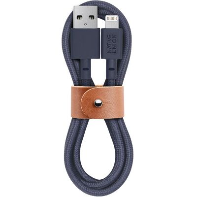 Native Union Belt Lightning Cable - 1.2m Blue - Lightning Cable Native Union Belt Lightning Cable - 1.2m Blue - Lightning Cable