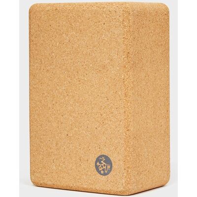 Manduka Beige Cork Yoga Block - Unisex - Yoga Block Manduka Beige Cork Yoga Block - Unisex - Yoga Block