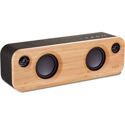 Haut-parleur Bluetooth portable House of Marley Get Together Mini Noir - Système audio portable - Publicité Haut-parleur Bluetooth portable House of Marley Get Together Mini Noir - Système audio portable - Publicité