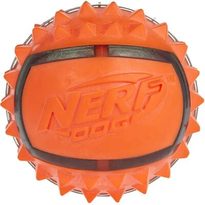 Balle NERF Spike pour Chiens - Petit TPR Durabilité Balle NERF Spike pour Chiens - Petit TPR Durabilité