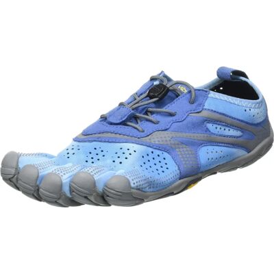 Vibram V-Run Womens Lightweight Barefoot Trainers Shoes - Blue - Shoe type Vibram V-Run Womens Lightweight Barefoot Trainers Shoes - Blue - Shoe type