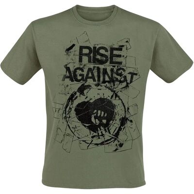 Rise Against Tape lyhythihainen T-paita - Normaali istuvuus - Oliivi Rise Against Tape lyhythihainen T-paita - Normaali istuvuus - Oliivi