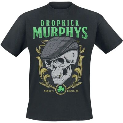 Dropkick Murphys Skelly Skull Musta T-paita - Miehet Dropkick Murphys Skelly Skull Musta T-paita - Miehet