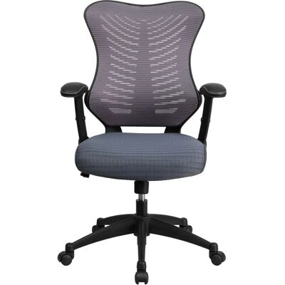 Ergonomisk kontorsstol Flash Furniture - Hög rygg, nät, roterande, stål Ergonomisk kontorsstol Flash Furniture - Hög rygg, nät, roterande, stål
