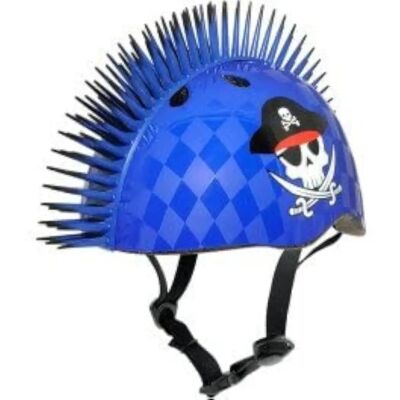 Casque Vélo Enfant Raskullz Pirate Mohawk Bleu - Publicité Casque Vélo Enfant Raskullz Pirate Mohawk Bleu - Publicité