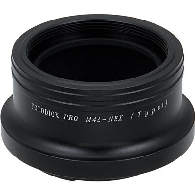 Adaptador de lente de cámara Fotodiox Modelo 10LA-M42-NEX-P - Construcción premium, enfoque infinito, garantía de 24 meses Adaptador de lente de cámara Fotodiox Modelo 10LA-M42-NEX-P - Construcción premium, enfoque infinito, garantía de 24 meses