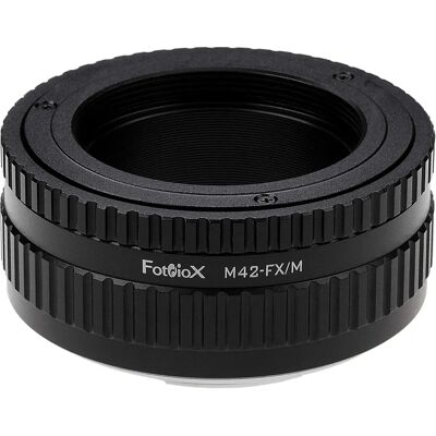 Fotodiox M42 Lens Adapter - Macro Focus for Fuji X-Mount Fotodiox M42 Lens Adapter - Macro Focus for Fuji X-Mount