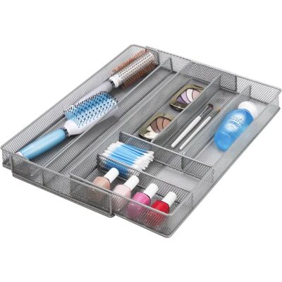 Honey-Can-Do KCH-02163 Caja de cubiertos de alambre de acero extensible - Organizador de cubiertos Honey-Can-Do KCH-02163 Caja de cubiertos de alambre de acero extensible - Organizador de cubiertos