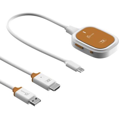 j5create - JVWAW61 - Fehér - Vezeték nélküli kijelző adapter j5create - JVWAW61 - Fehér - Vezeték nélküli kijelző adapter