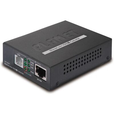 Convertisseur multimédia réseau Planet VC-231 - 100 Mbit/s - Noir Convertisseur multimédia réseau Planet VC-231 - 100 Mbit/s - Noir