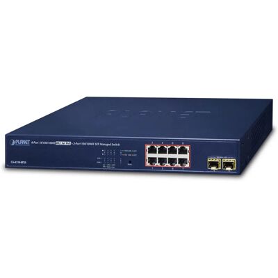 PLANET - GS-4210-8P2S - PoE 120W - 2 SFP - Nätverkswitch PLANET - GS-4210-8P2S - PoE 120W - 2 SFP - Nätverkswitch