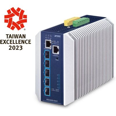 PLANET - Industrial Layer 3 5-Port - 10G - Commutateur réseau PLANET - Industrial Layer 3 5-Port - 10G - Commutateur réseau