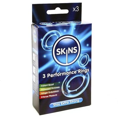 Skins Performance Ring - Pack da 3 - Anello Fallico Skins Performance Ring - Pack da 3 - Anello Fallico
