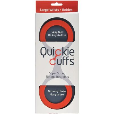 Générique Quickie Cuffs - Silikonkoppel, Röd, Svart, Rosa - Handbojor Générique Quickie Cuffs - Silikonkoppel, Röd, Svart, Rosa - Handbojor