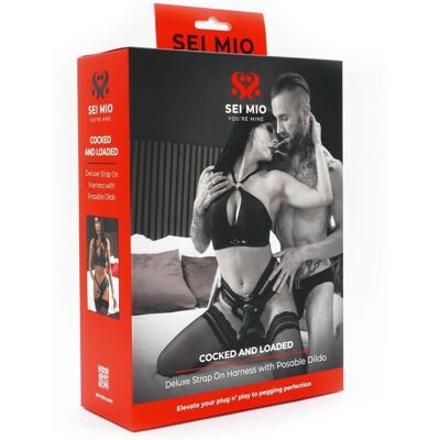 SEI-MIO - Cocked and Loaded - Flexible Silicone Dildo & Harness SEI-MIO - Cocked and Loaded - Flexible Silicone Dildo & Harness