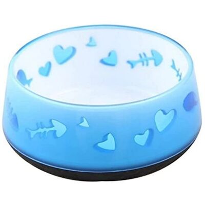 Bol pour chats All For Paws Poisson Bleu - Assiette pour chats Bol pour chats All For Paws Poisson Bleu - Assiette pour chats