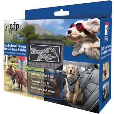 All For Paws 2-i-1 Hundesele for bilkjøring - Small All For Paws 2-i-1 Hundesele for bilkjøring - Small