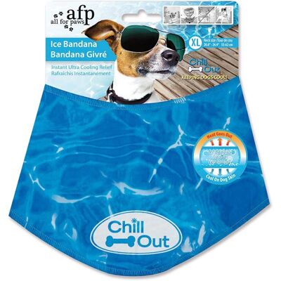 All For Paws XL Bandana Rafraîchissante pour Chiens - Été - Publicité All For Paws XL Bandana Rafraîchissante pour Chiens - Été - Publicité