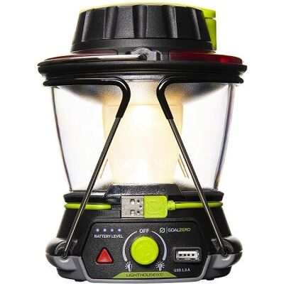 Lanterna de acampamento Goal Zero Lighthouse 600 e hub de energia USB Lanterna de acampamento Goal Zero Lighthouse 600 e hub de energia USB