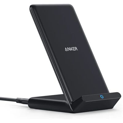 Carregador sem fio PowerWave Stand da Anker - Certificado Qi Carregador sem fio PowerWave Stand da Anker - Certificado Qi