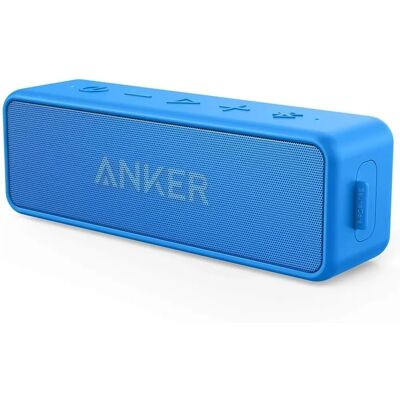 Haut-parleur Bluetooth Anker SoundCore 2 - Bass amélioré, Autonomie 24h, Résistance à l'eau IPX5 - Publicité Haut-parleur Bluetooth Anker SoundCore 2 - Bass amélioré, Autonomie 24h, Résistance à l'eau IPX5 - Publicité