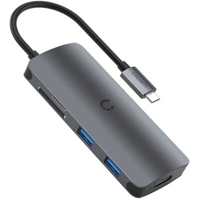 Cygnett C Y3317HUBC2 Laptop Dock - 6 Ports - Schwarz Cygnett C Y3317HUBC2 Laptop Dock - 6 Ports - Schwarz