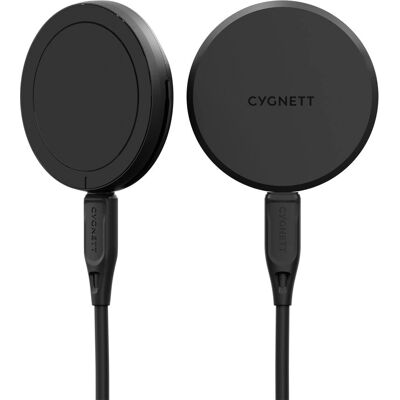 Cygnett ChargePuck Qi2.0 kabelloses Ladegerät - Schnelles Laden Cygnett ChargePuck Qi2.0 kabelloses Ladegerät - Schnelles Laden