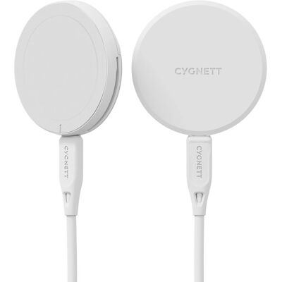 Cygnett - Qi2 - Weiss - 15W Wireless Charger Cygnett - Qi2 - Weiss - 15W Wireless Charger