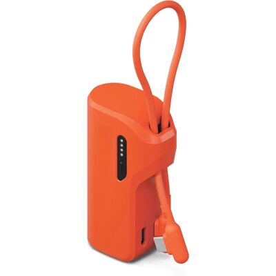 Cygnett CY5358PBCHE Power Bank - 5000mAh - Orange - Fast Charging Cygnett CY5358PBCHE Power Bank - 5000mAh - Orange - Fast Charging