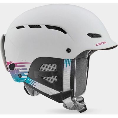 Casque de ski et snowboard Cebe Dusk pour enfants - Blanc XS - Publicité Casque de ski et snowboard Cebe Dusk pour enfants - Blanc XS - Publicité