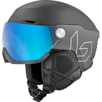 Bollé V-Ryft Pure Black Coal Matte M - Casque avec Visor - Publicité Bollé V-Ryft Pure Black Coal Matte M - Casque avec Visor - Publicité
