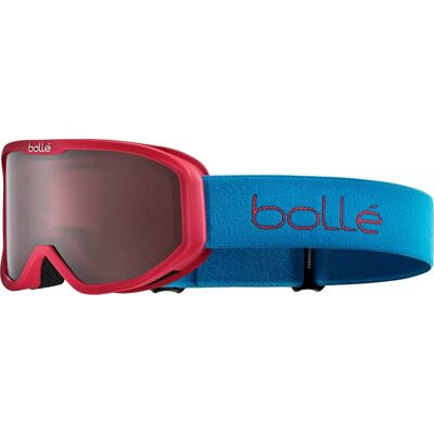 Masque de ski Bolle INUK - Rouge & Bleu Mat, Cat 3, Enfants - Publicité Masque de ski Bolle INUK - Rouge & Bleu Mat, Cat 3, Enfants - Publicité