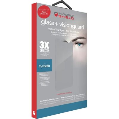 Zagg InvisibleShield Glass+ VisionGuard Schutzfolie für iPhone X/XS/11 Pro Zagg InvisibleShield Glass+ VisionGuard Schutzfolie für iPhone X/XS/11 Pro