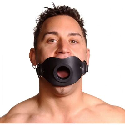 Mordaza con apertura de boca de cuero de Strict Leather - Mordaza Mordaza con apertura de boca de cuero de Strict Leather - Mordaza