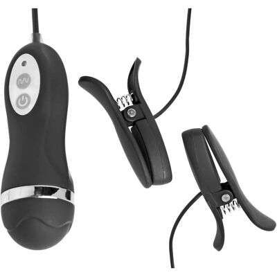Frisky Power Pinchers Vibrating Nipple Clamps - Black Frisky Power Pinchers Vibrating Nipple Clamps - Black
