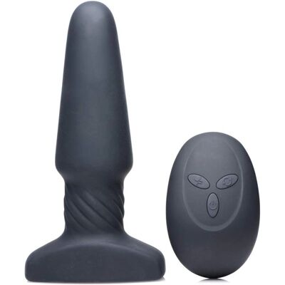 XR Brands Slim R Plug Anal Lisse - Contrôle à Distance XR Brands Slim R Plug Anal Lisse - Contrôle à Distance