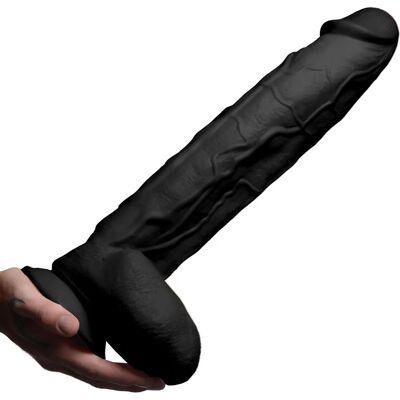 XR Brands Master Cock Raging Rhino XXL Dildo - Fekete XR Brands Master Cock Raging Rhino XXL Dildo - Fekete